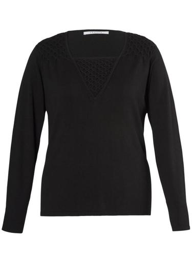 Black Smock/Bead Trim Jumper