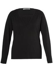 Black Smock/Bead Trim Jumper