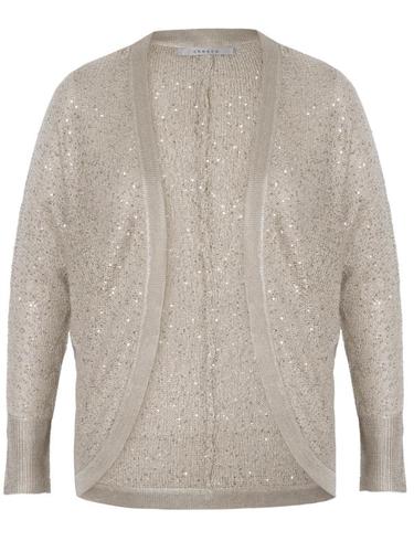 Barley Sequin Knitted Shrug