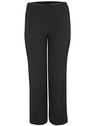 Black Side Pintuck Chiffon Trouser