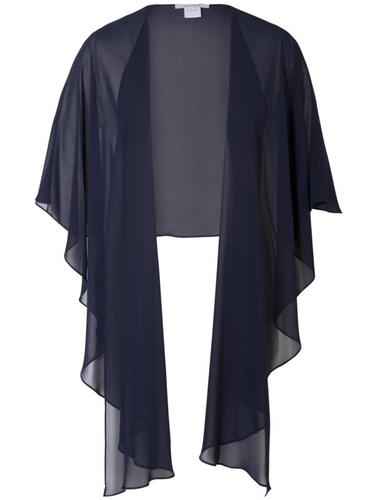 Navy Chiffon Shawl