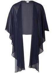 Navy Chiffon Shawl