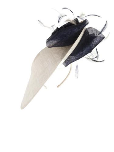 Vanilla/Navy Trim Hatinator
